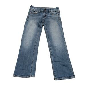 American Eagle Women's Jeans Size 2 Stretch Artist Crop Boot Y2K